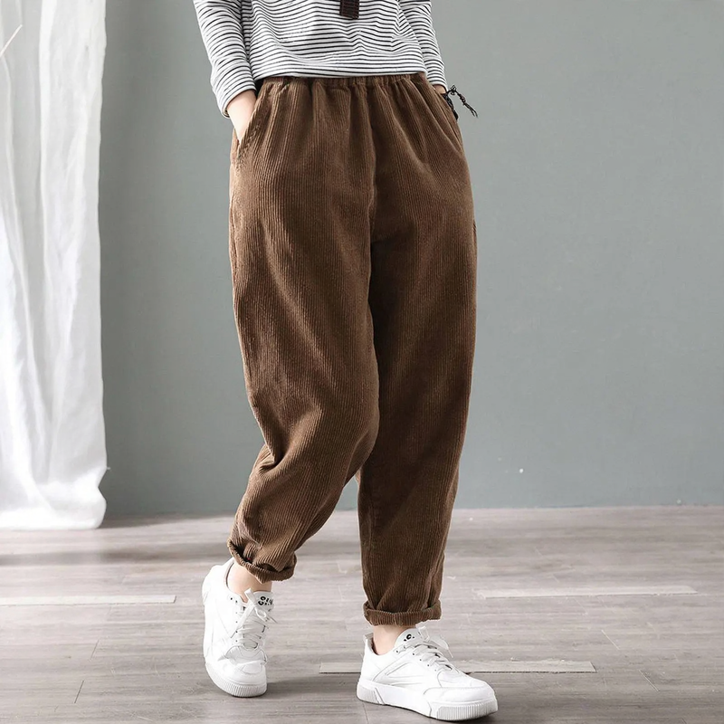 Kord-Harem pants for women