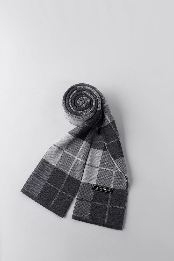 Men's Knit Scarf, 195x28cm