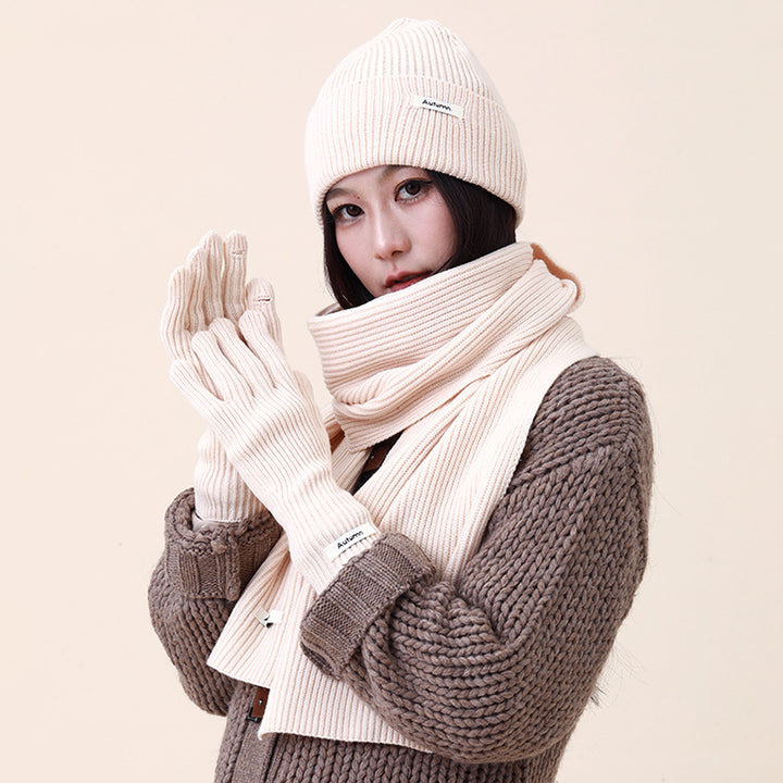 Knit Set: Hat, Scarf and Gloves