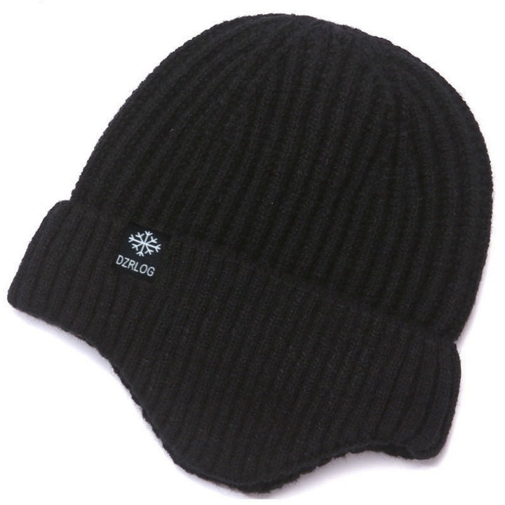 Winter knit hat and scarf set for men