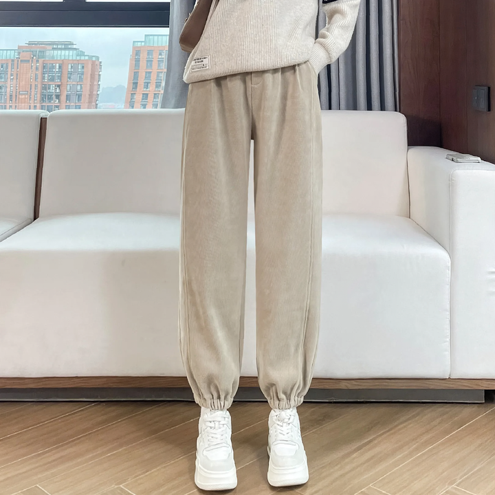 Padded Chenille Cord Leisure Pants