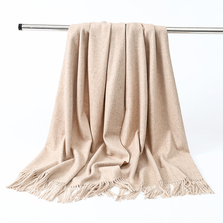 Elegant wool cashmere scarf for men and women
