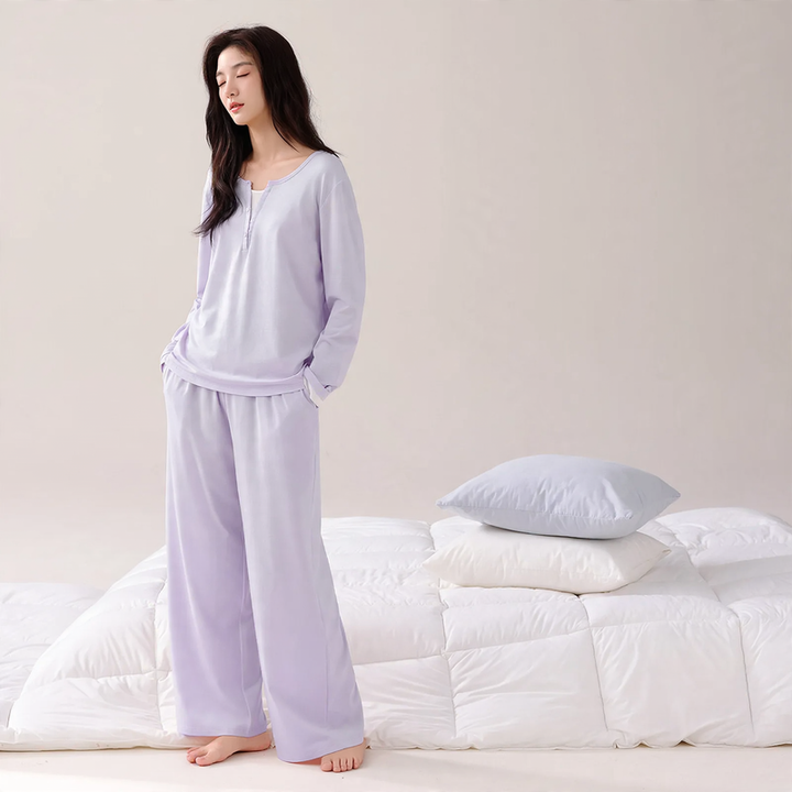 Women's Pajama Set, Modal Cotton, with Breast Padding