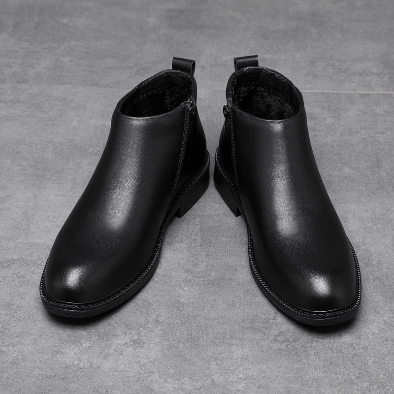 Men's Chelsea boots in English style