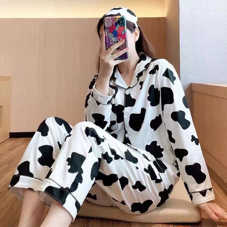 Women's Pajama Set, checked, long