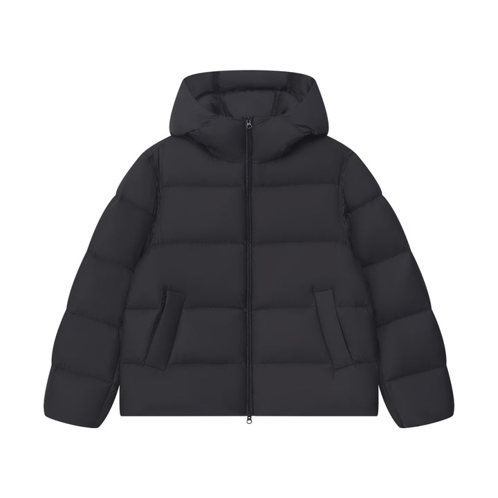Light down jacket with hood