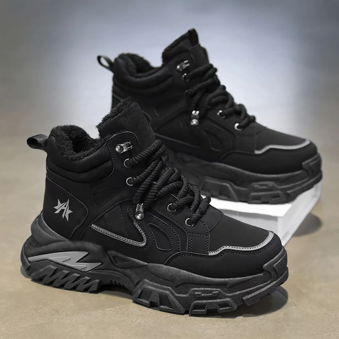 Padded Men's Winter Sneakers, High-Top