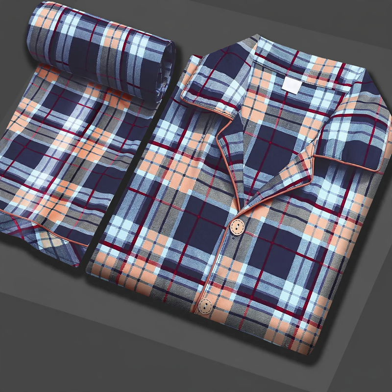 Men's Pajama Set, 100% Cotton, versatile to wear