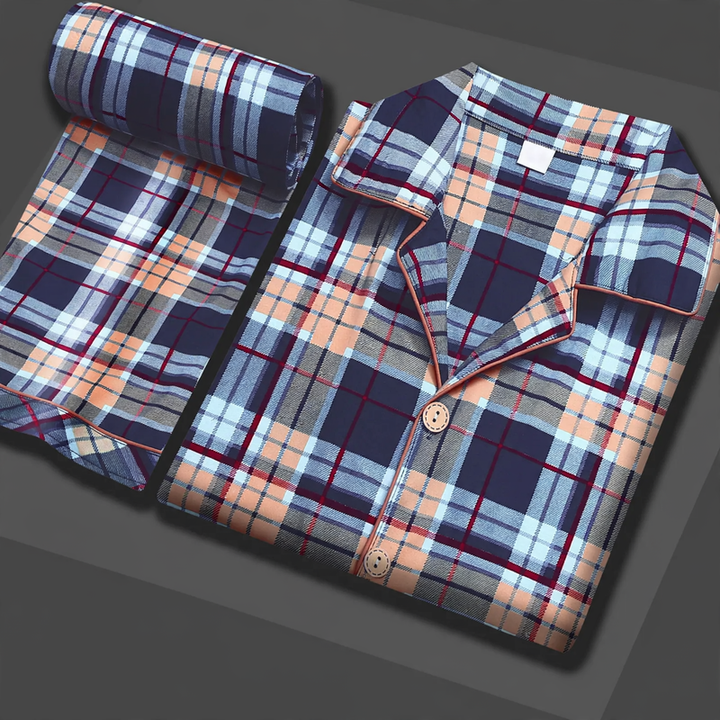 Men's Pajama Set, 100% Cotton, versatile to wear