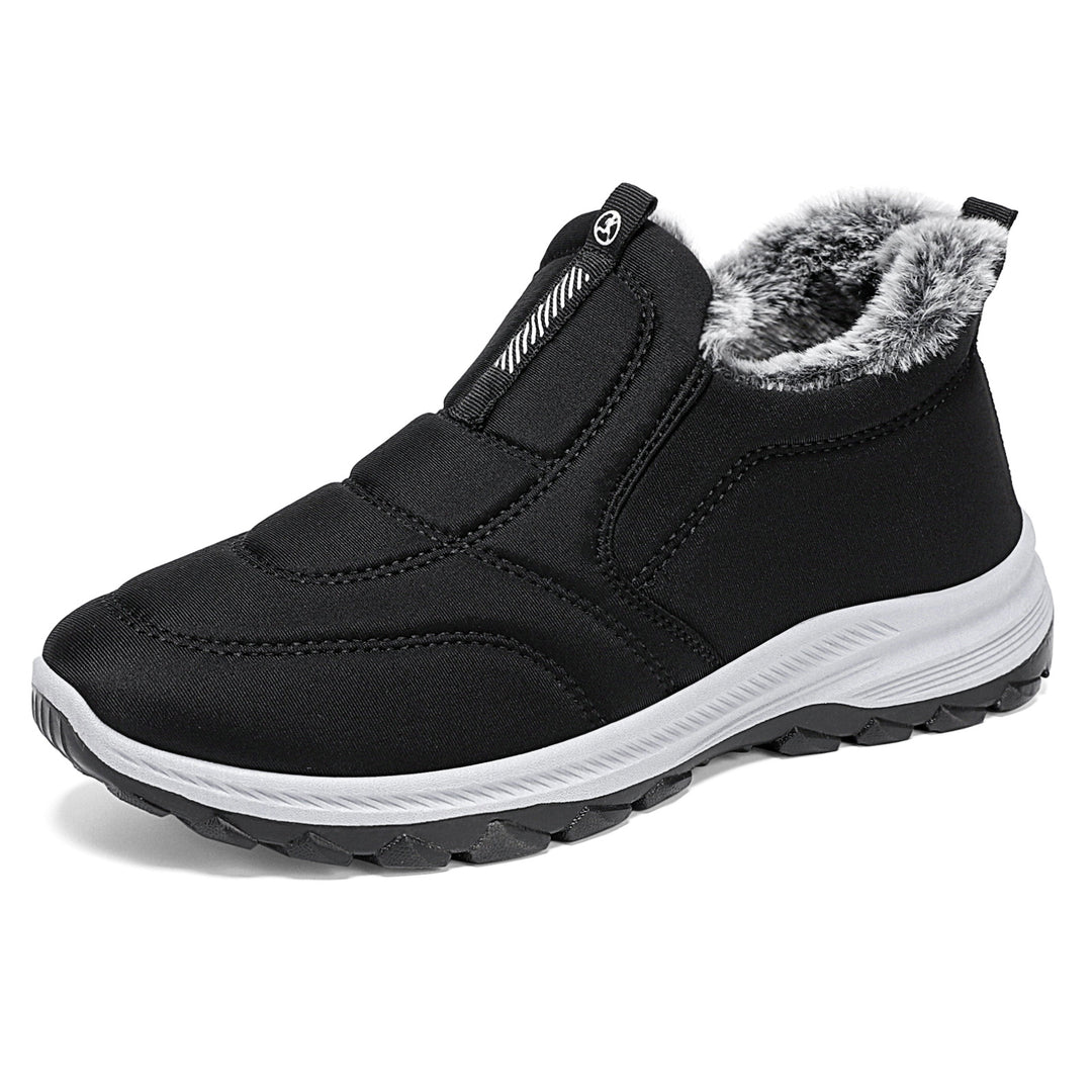Padded men's winter boots, warm and comfortable