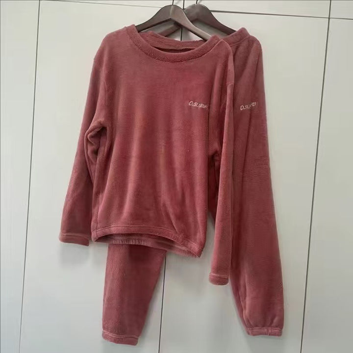 Warmer coral fleece house suit, unisex, for cold days