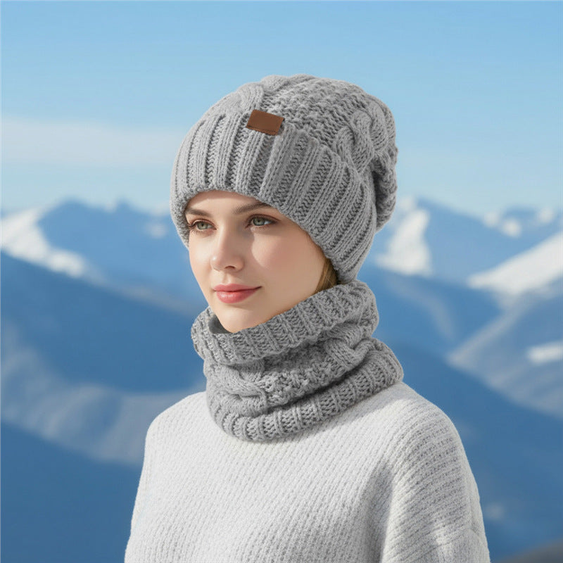 Winter Set: Knit beanie and scarf