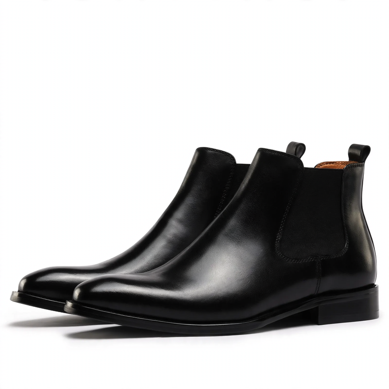 Chelsea boots for men made of genuine leather