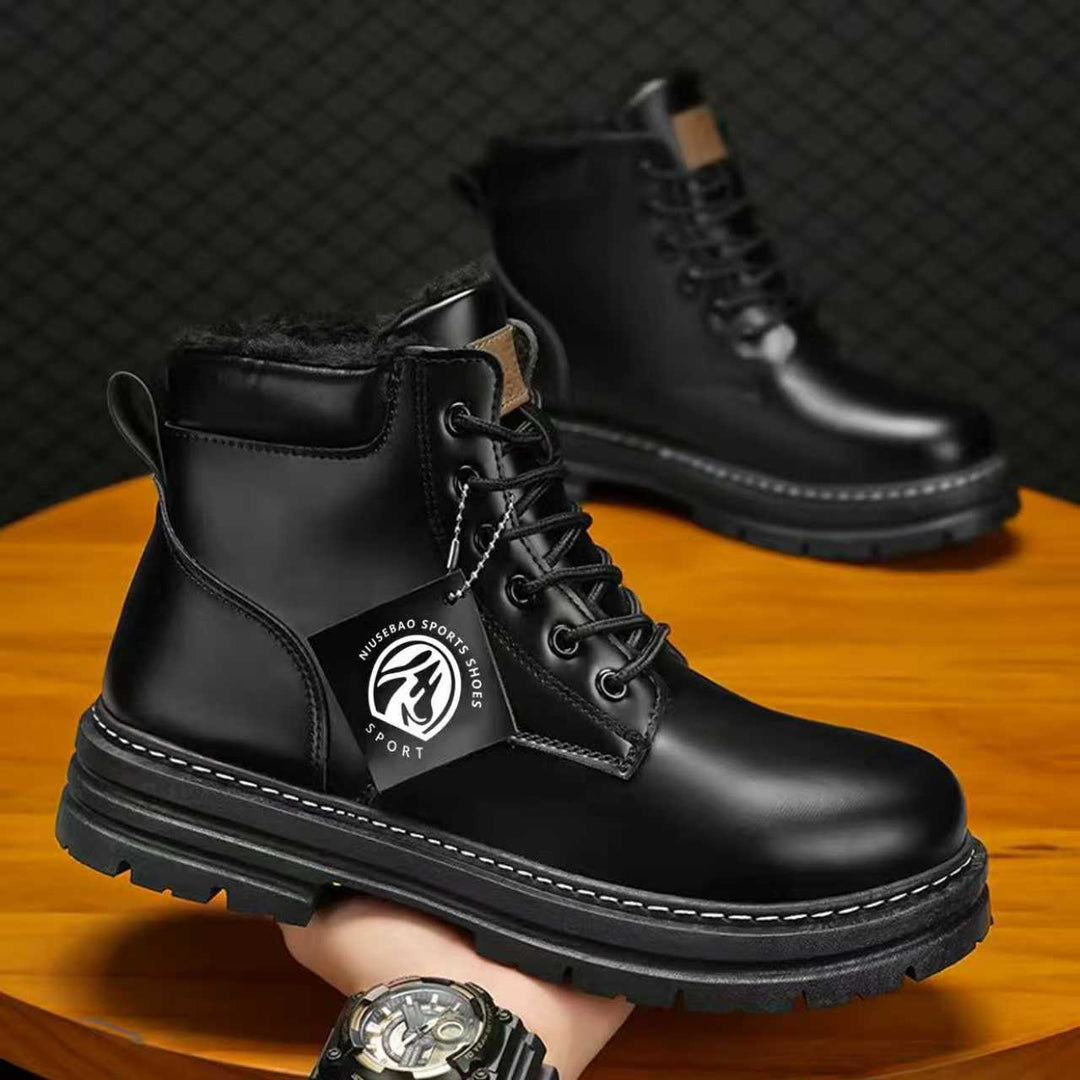 Padded men's boots, slip-resistant, EVA insole
