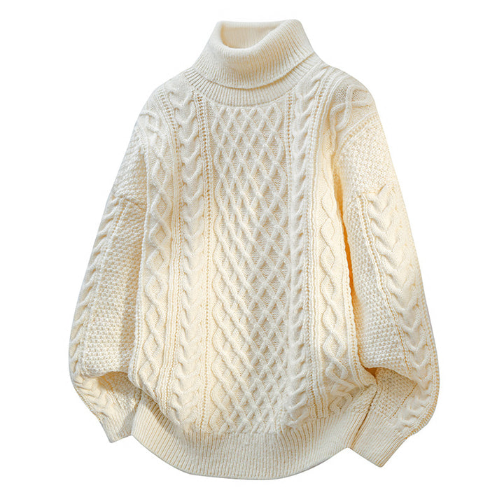 Men's cable knit sweater