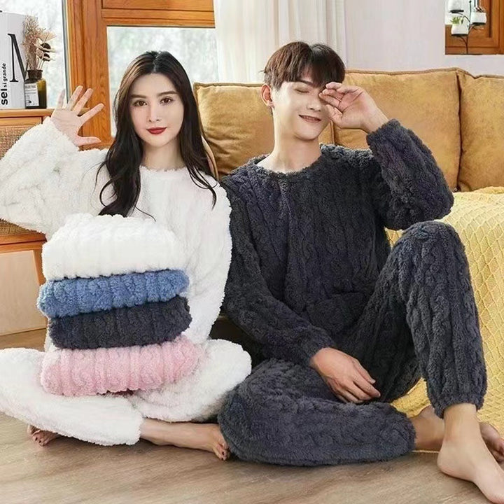 Unisex house suit, lined, warm winter set