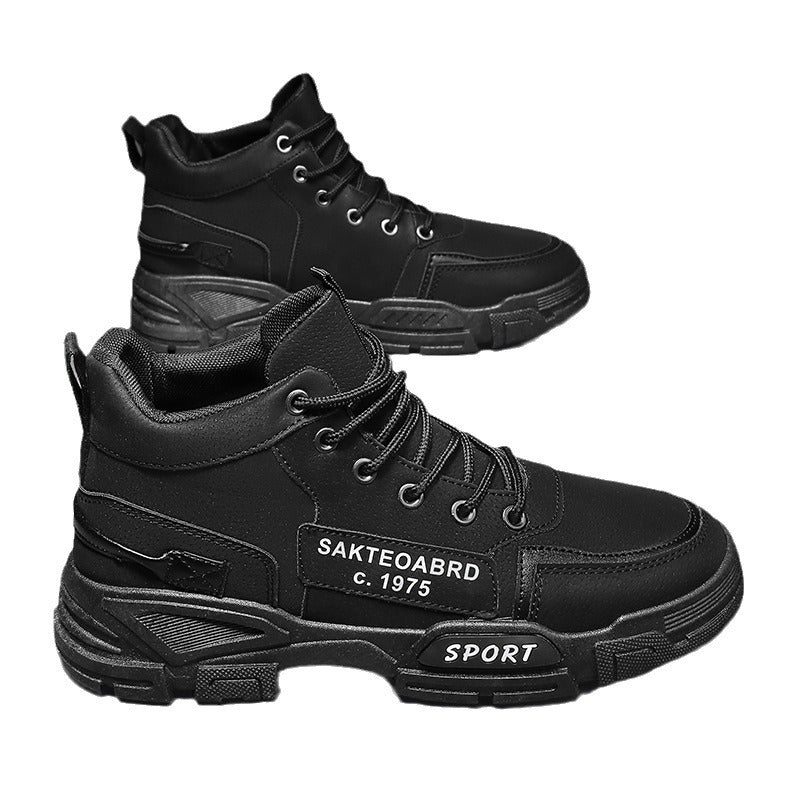 Men's Martin boots, ankle-high, lined