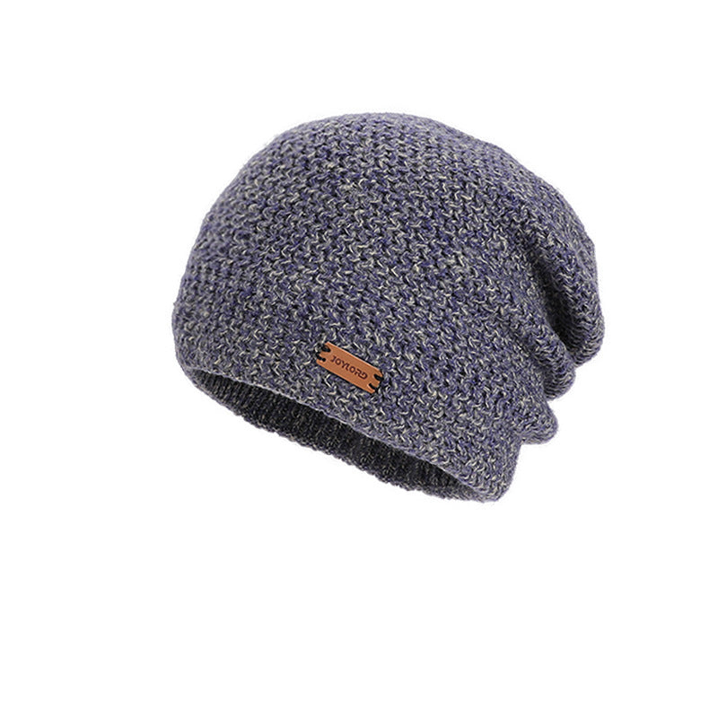 Women's knitted hat and scarf set, lined, winter
