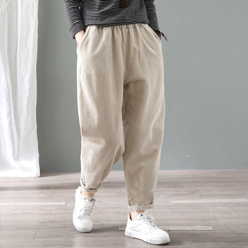 Kord-Harem pants for women