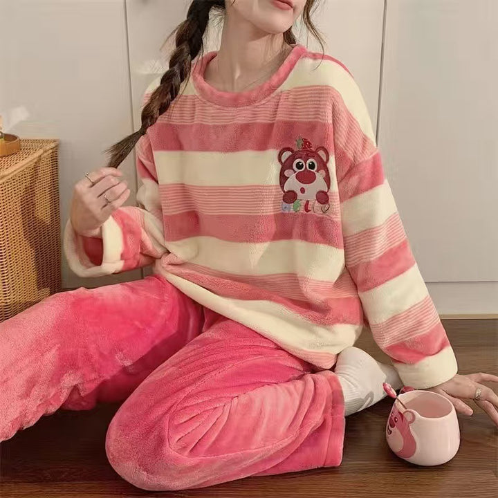 Women's Pajama Set, Flannel, Lined, Winter