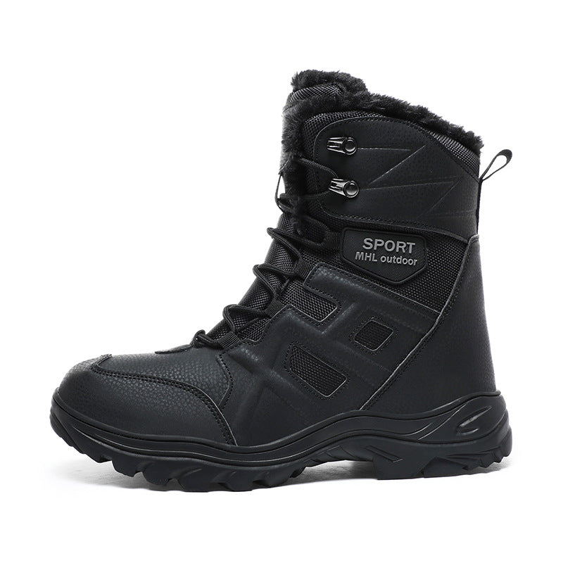 Men's winter boots, water-repellent, insulated