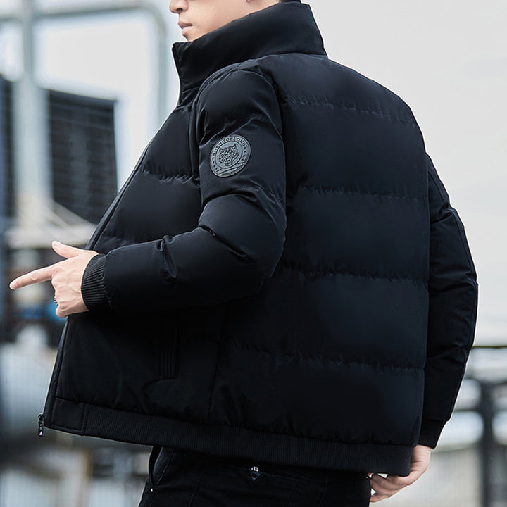 Padded men's winter jacket in Korean style