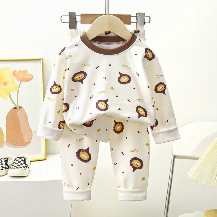 Children's Thermal Pajama Set, 2-piece, warm