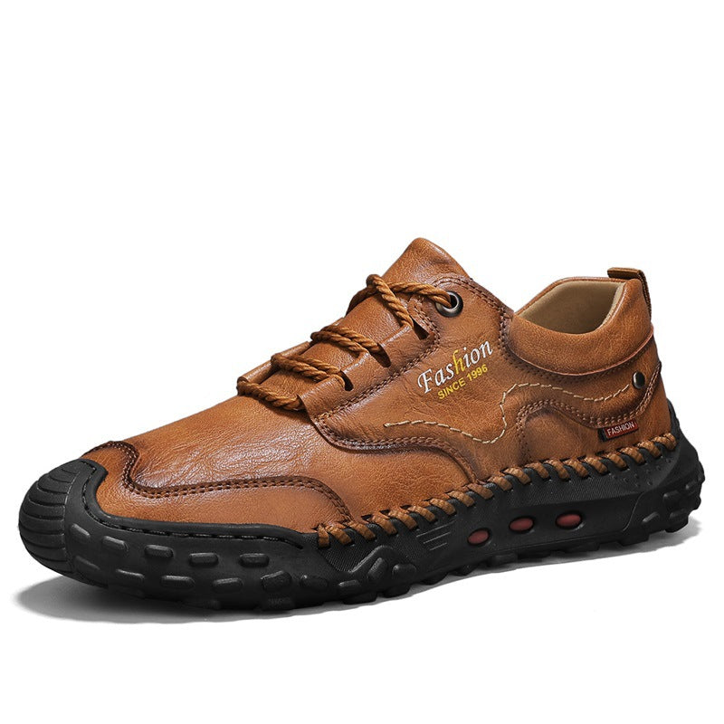 Men's ankle boots with platform sole, lined or unlined