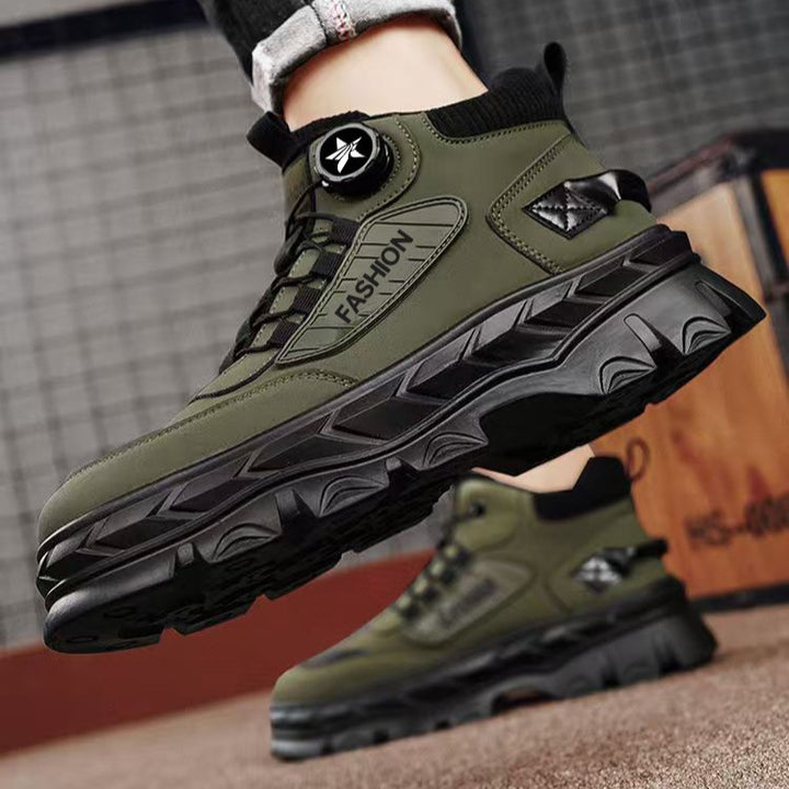 Warm men's winter boots in a casual style