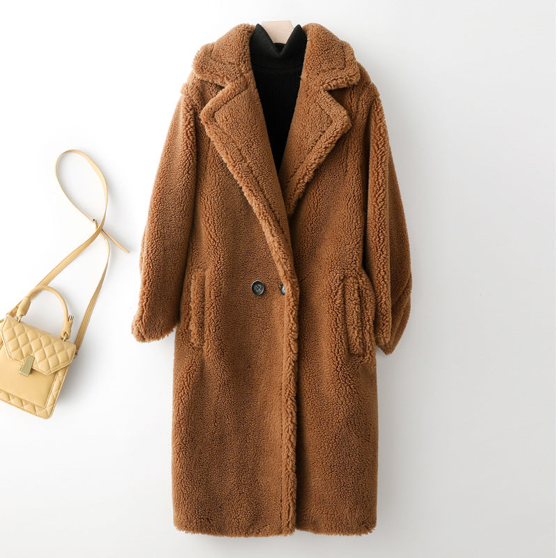 Ladies' Teddy Coat made of Lambswool