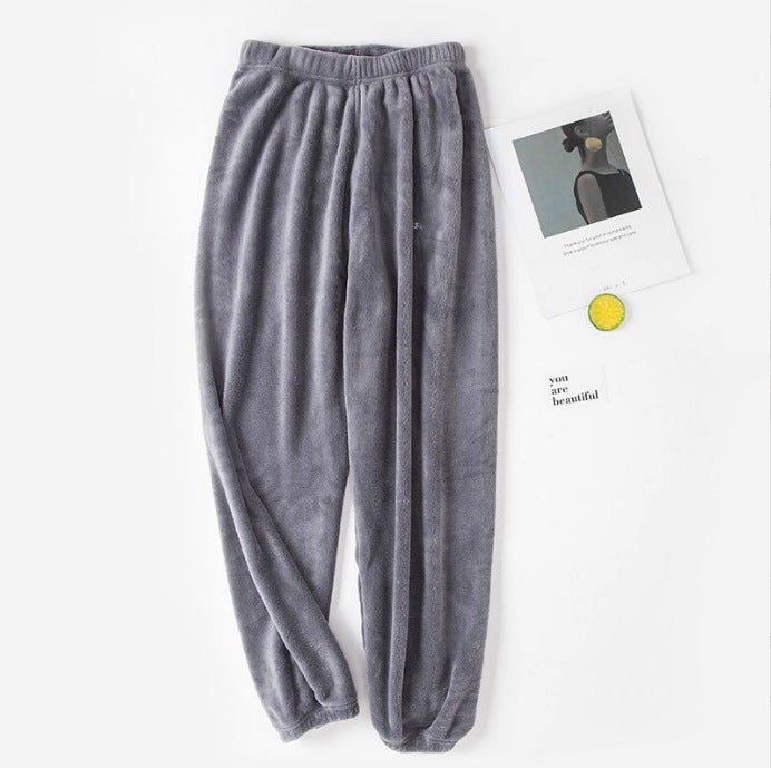 Women's house and sleep pants, lined, winter