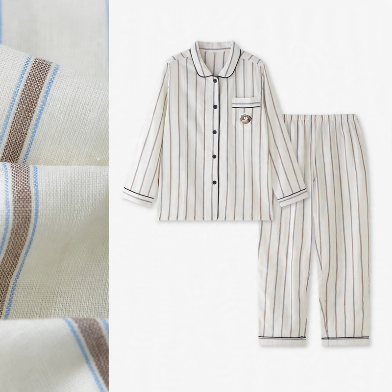 Cotton pajama set for couples