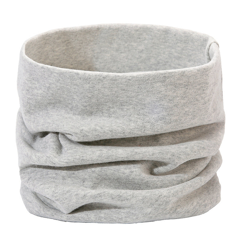 Cotton tube scarf, warming, for sports and everyday use