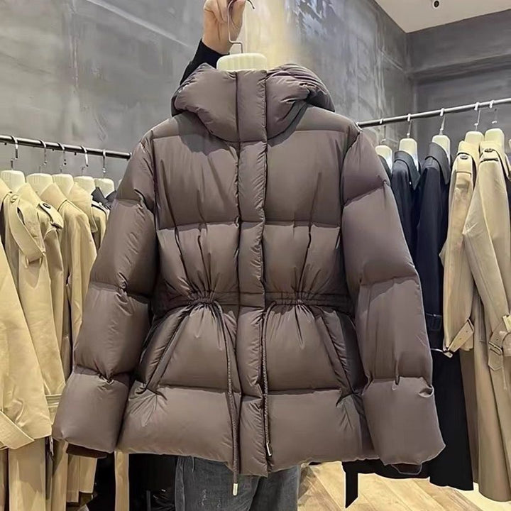 Women’s winter jacket, fitted, warm and elegant