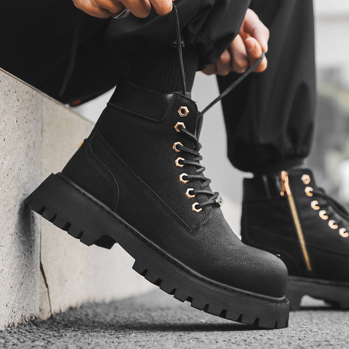 Robust High-Top Boots, non-slip