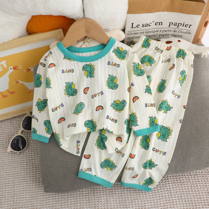 Children's Pajama Set, long-sleeved, cotton, lightweight