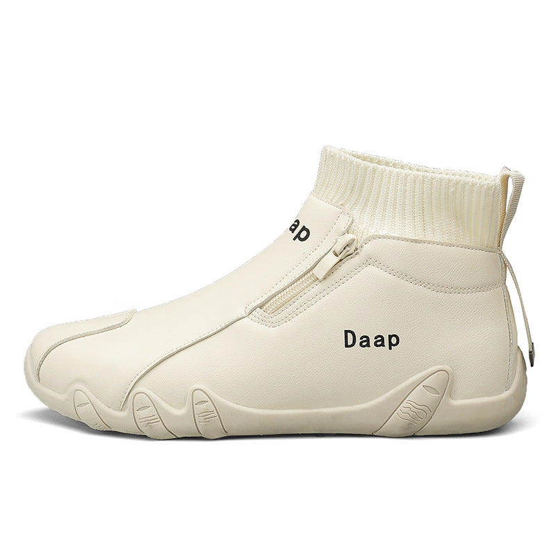 Men's vintage-style boots, slip-on