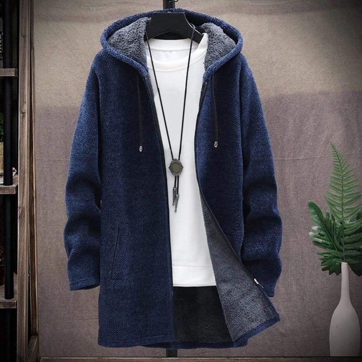 Amarae | Jacket - Wool Blend - Drawstring Hood - Lined and Warm - Zipper & Side Pockets