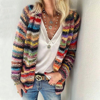 Amarae | Colorful Wool Women's Cardigan