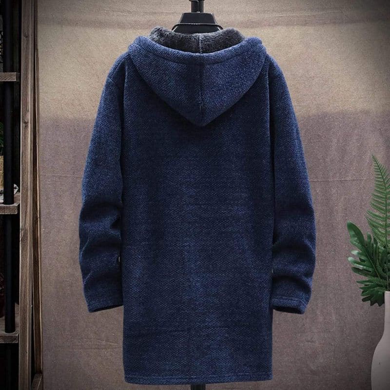 Amarae | Jacket - Wool Blend - Drawstring Hood - Lined and Warm - Zipper & Side Pockets