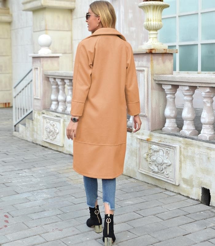 Lune London | Coat - Wool blend - Double-breasted - Knee length - Elegant tailored fit