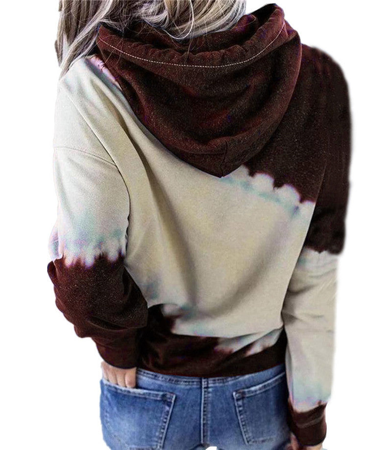 Women's hoodie with modern color gradient and comfortable cut Lune London