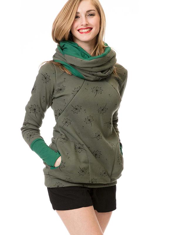 Lune London | Maternity Sweater for Nursing with Floral Pattern and Pockets