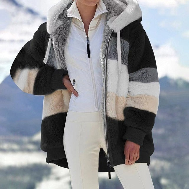 Amarae | Fleece jacket with hood