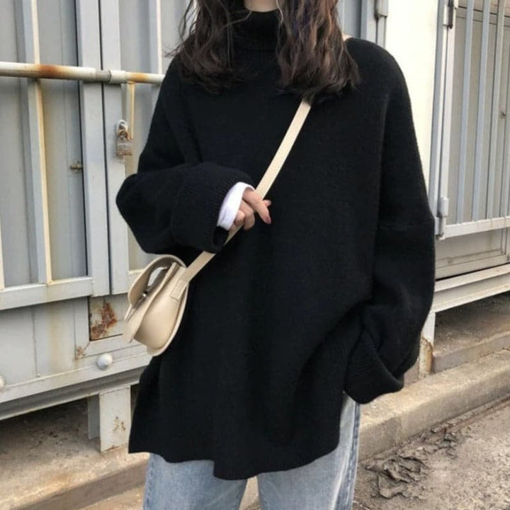 Lune London | Turtleneck Sweater - Oversized Fit - Soft Knit - Long Sleeves
