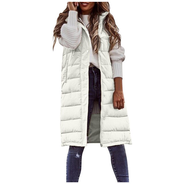 Amarae | Women's Long Sleeveless Winter Coat