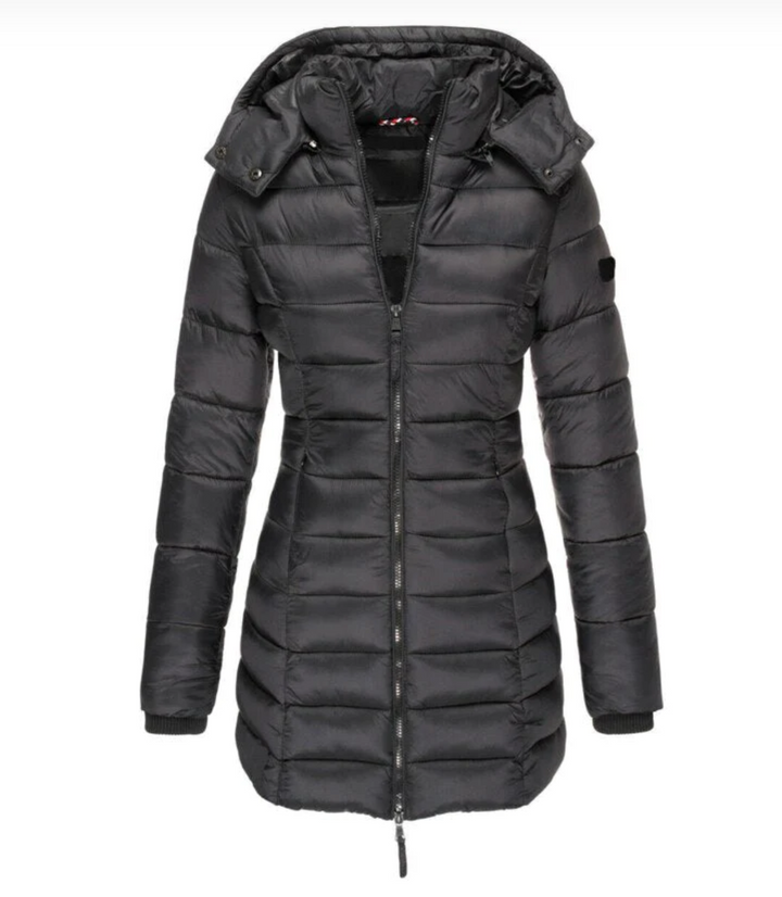 Lune London Elisa - The best and coziest down jacket with hood and zip closure