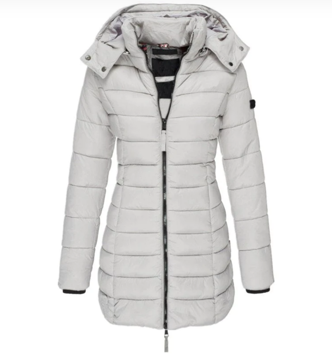 Lune London Elisa - The best and coziest down jacket with hood and zip closure