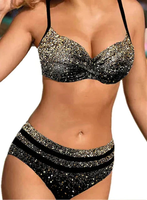 Lune London | Two-piece bikini with print