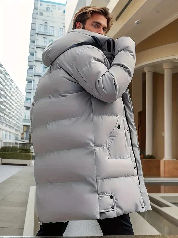 Chic Und Stil | Men's Winter Down Jacket with Hood